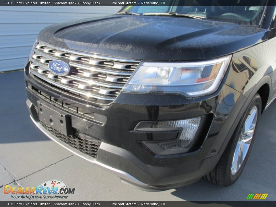 2016 Ford Explorer Limited Shadow Black / Ebony Black Photo #10