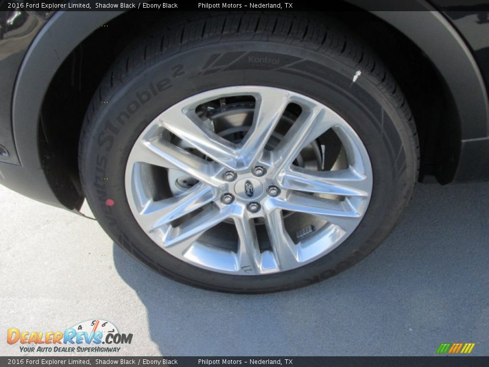 2016 Ford Explorer Limited Shadow Black / Ebony Black Photo #11