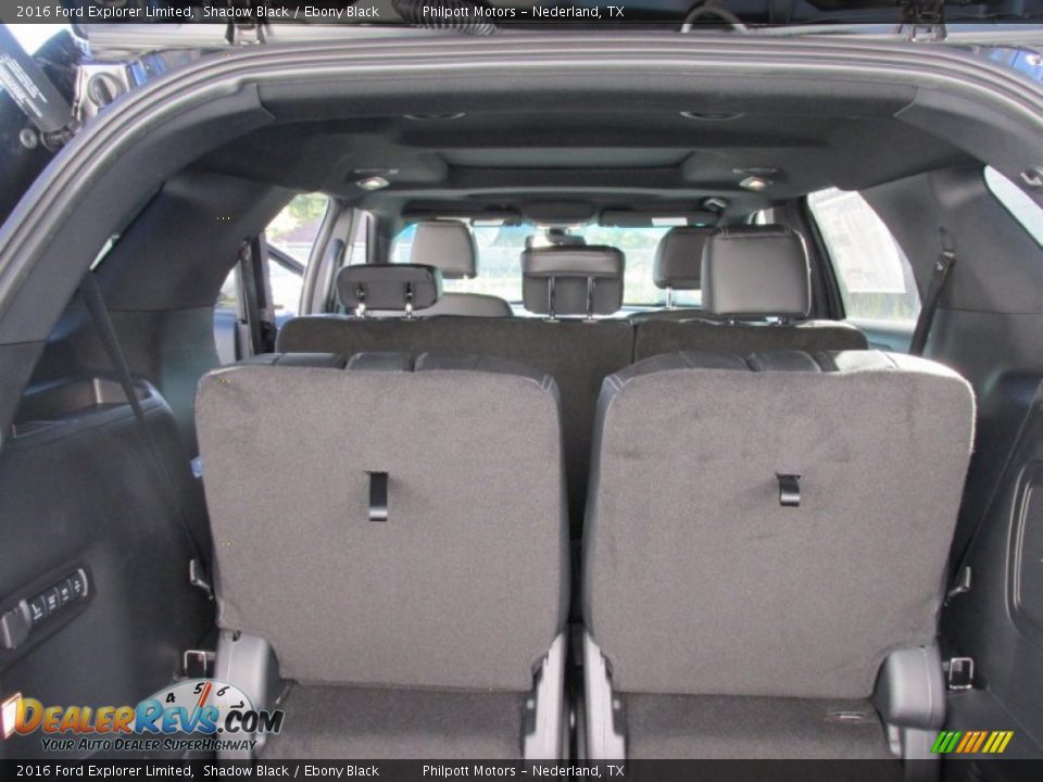 2016 Ford Explorer Limited Shadow Black / Ebony Black Photo #17