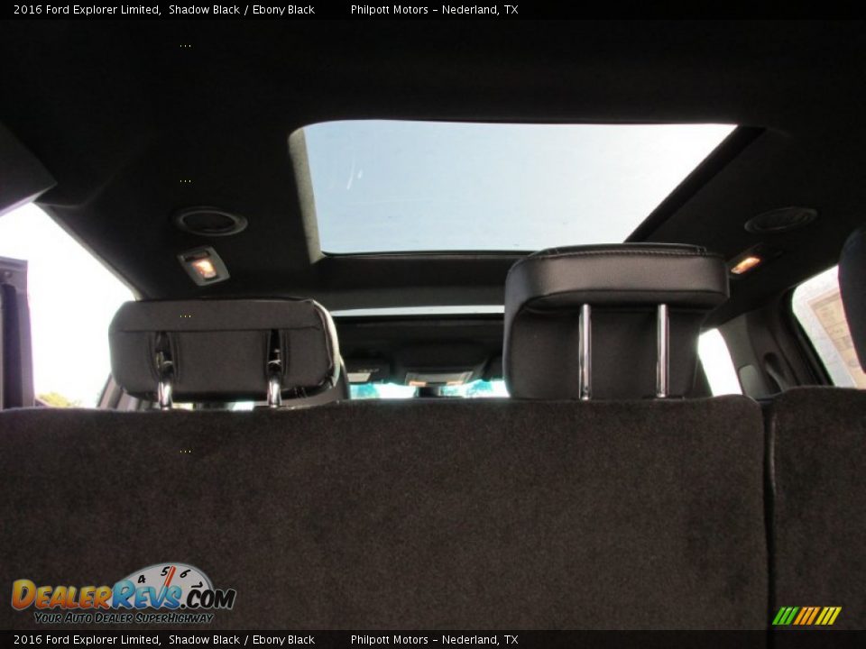 2016 Ford Explorer Limited Shadow Black / Ebony Black Photo #19