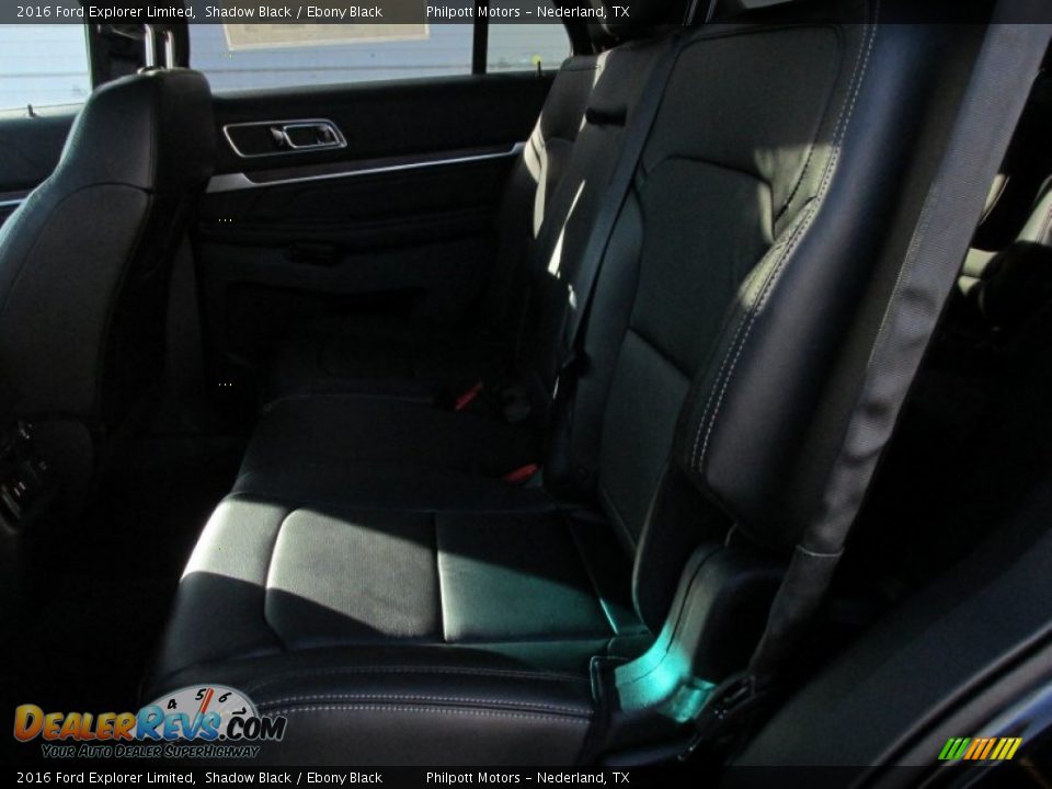2016 Ford Explorer Limited Shadow Black / Ebony Black Photo #23