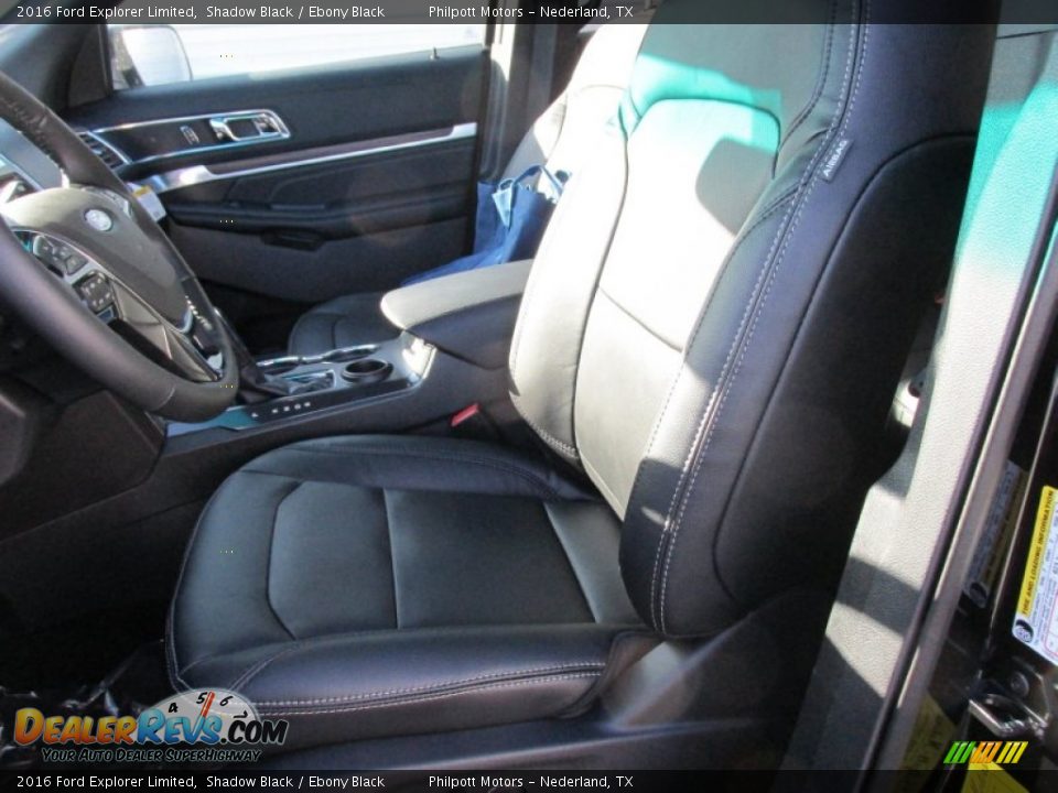 2016 Ford Explorer Limited Shadow Black / Ebony Black Photo #26