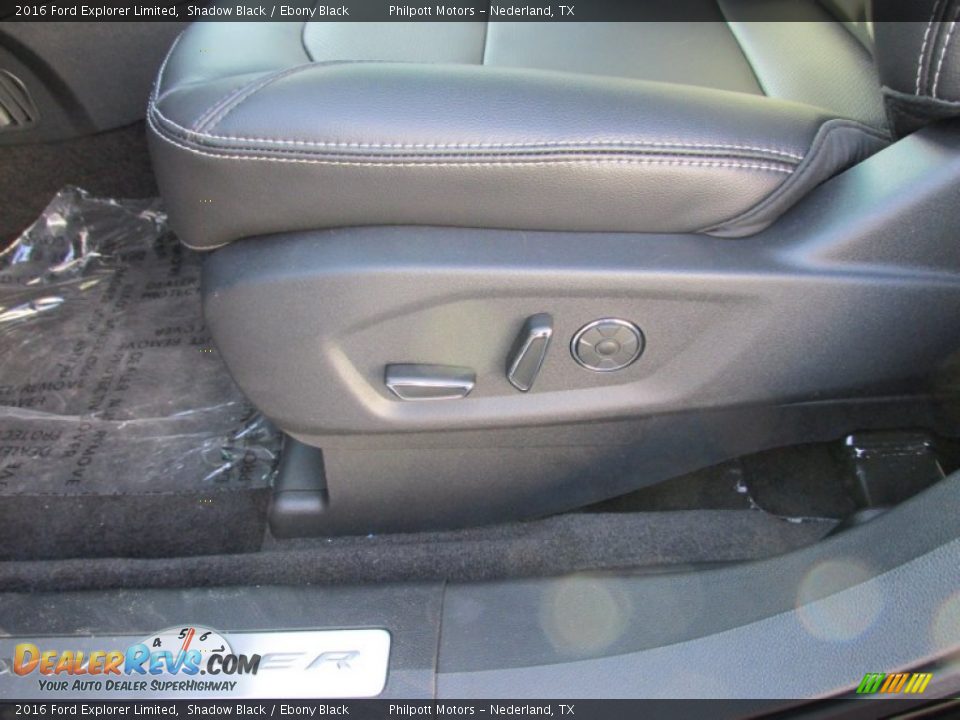 2016 Ford Explorer Limited Shadow Black / Ebony Black Photo #27