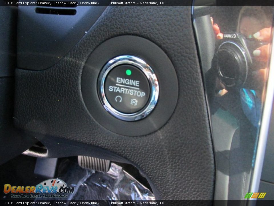 2016 Ford Explorer Limited Shadow Black / Ebony Black Photo #34