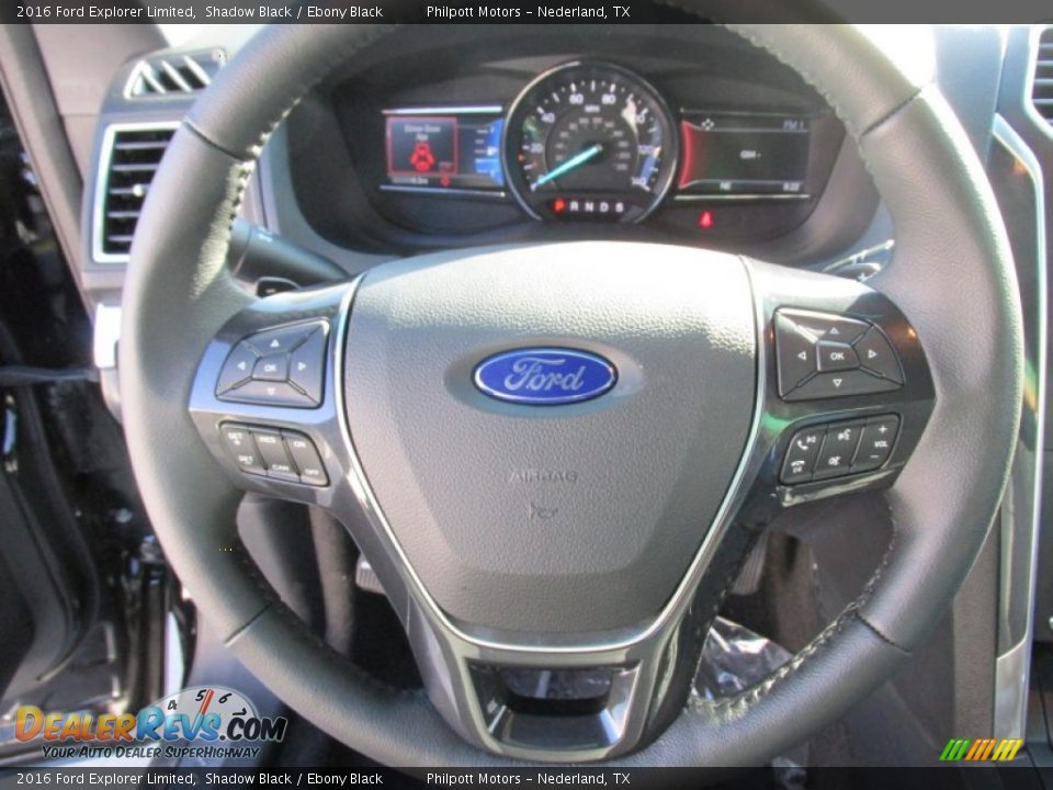 2016 Ford Explorer Limited Steering Wheel Photo #35