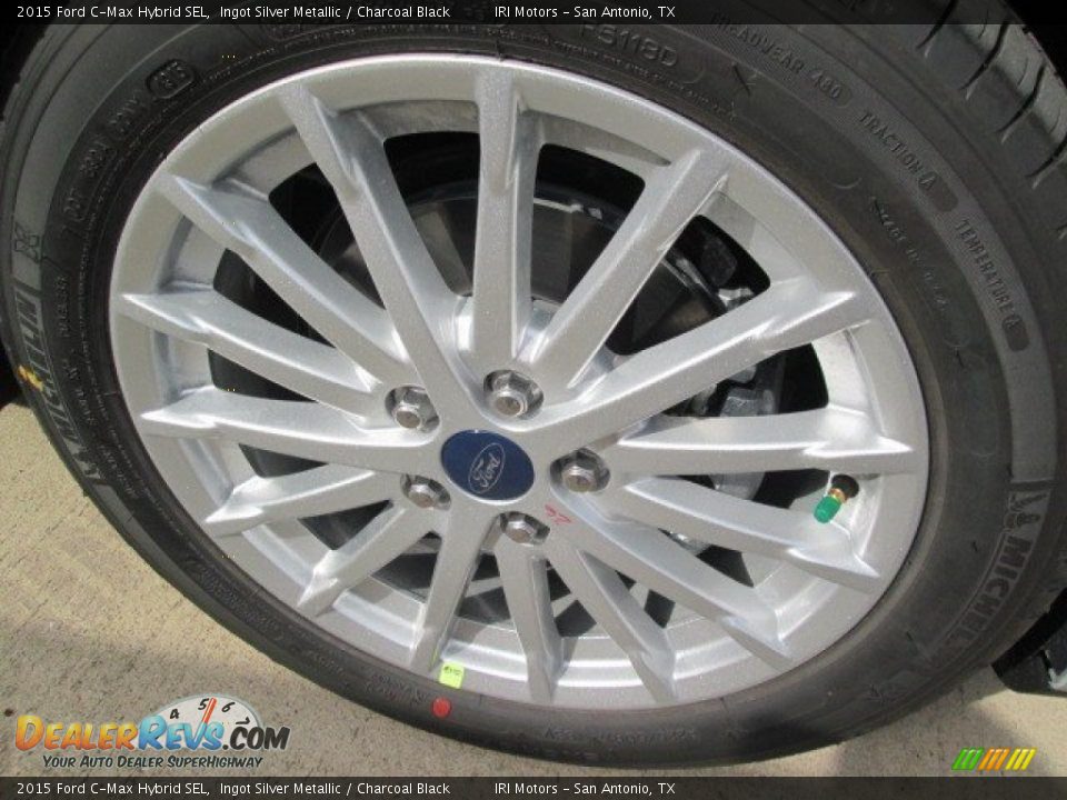 2015 Ford C-Max Hybrid SEL Ingot Silver Metallic / Charcoal Black Photo #3