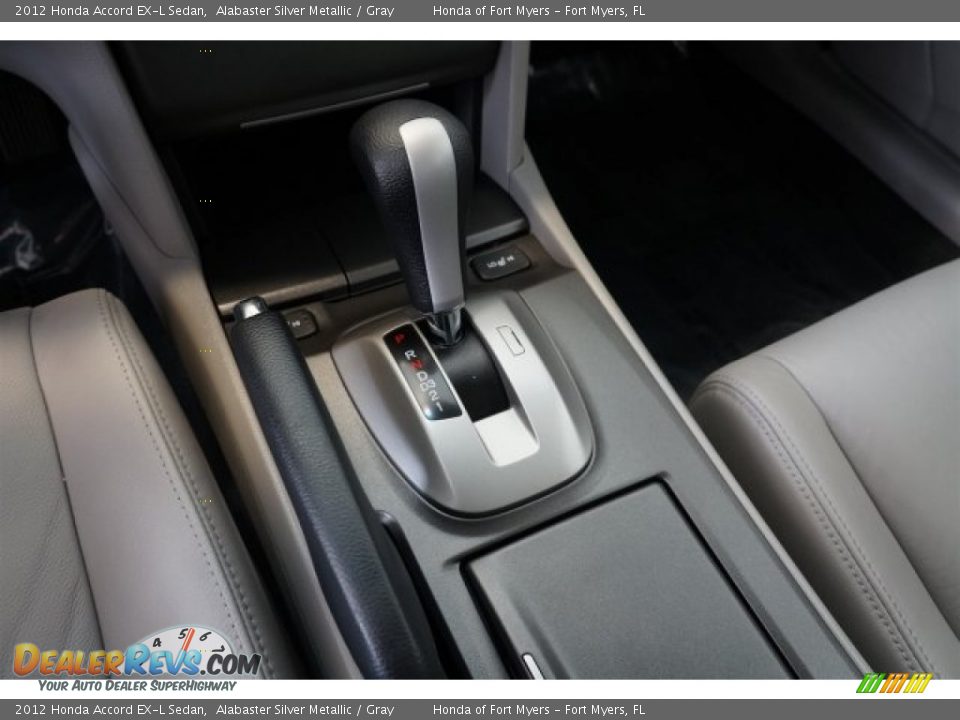 2012 Honda Accord EX-L Sedan Alabaster Silver Metallic / Gray Photo #16