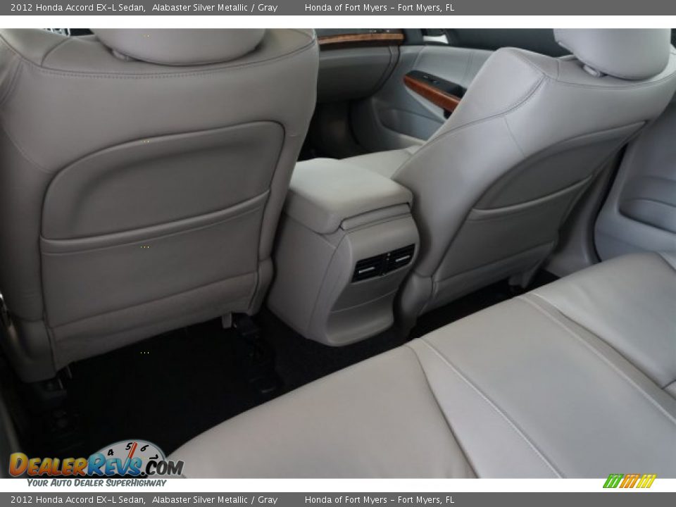 2012 Honda Accord EX-L Sedan Alabaster Silver Metallic / Gray Photo #23