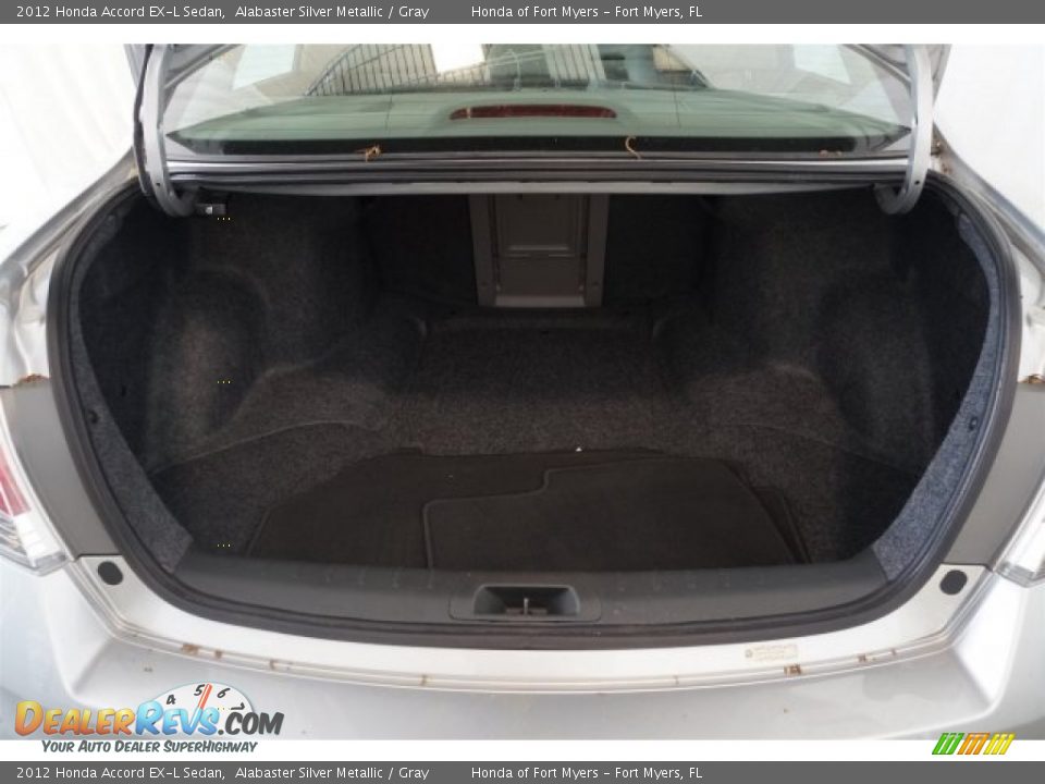 2012 Honda Accord EX-L Sedan Alabaster Silver Metallic / Gray Photo #27