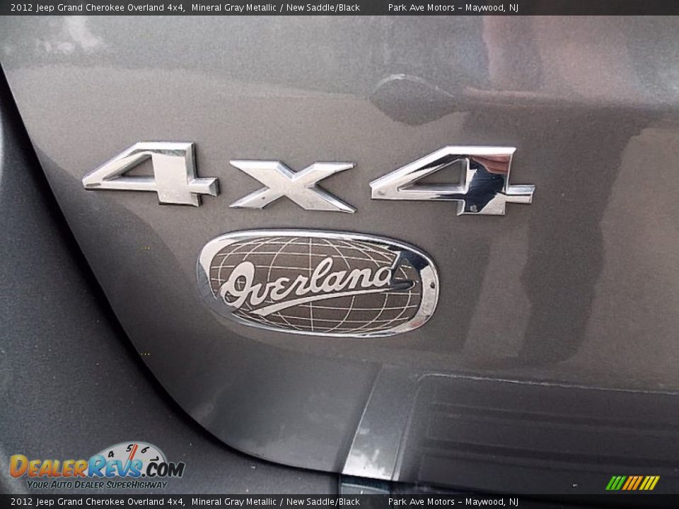 2012 Jeep Grand Cherokee Overland 4x4 Mineral Gray Metallic / New Saddle/Black Photo #5
