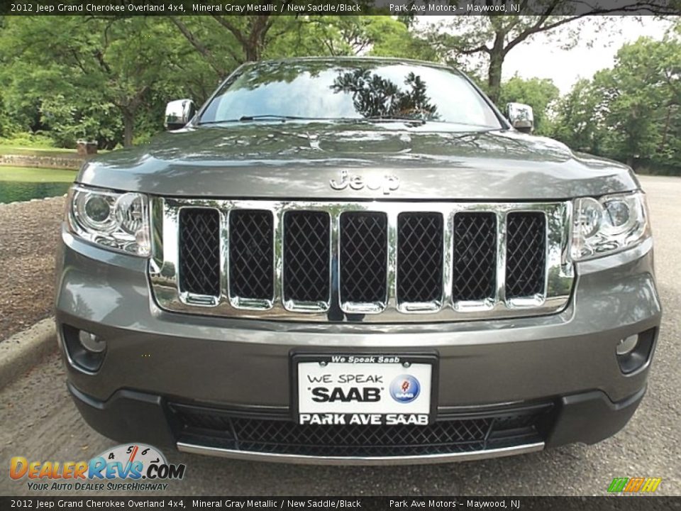 2012 Jeep Grand Cherokee Overland 4x4 Mineral Gray Metallic / New Saddle/Black Photo #9