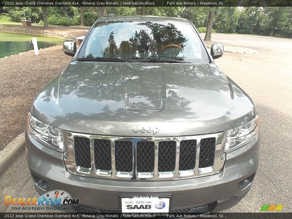 2012 Jeep Grand Cherokee Overland 4x4 Mineral Gray Metallic / New Saddle/Black Photo #10