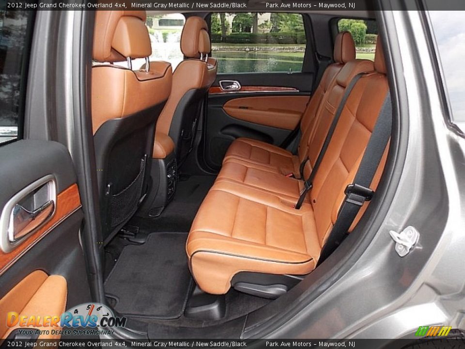 Rear Seat of 2012 Jeep Grand Cherokee Overland 4x4 Photo #17