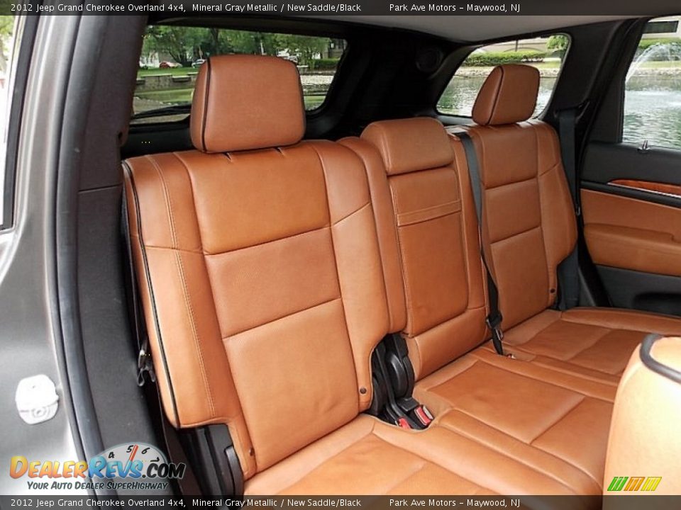 Rear Seat of 2012 Jeep Grand Cherokee Overland 4x4 Photo #23