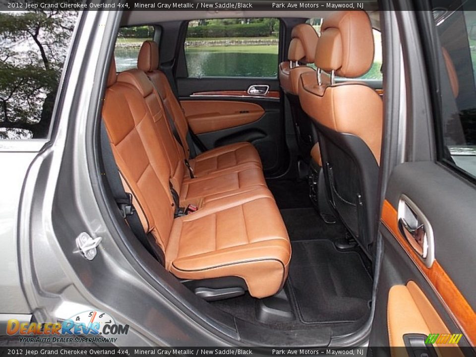 Rear Seat of 2012 Jeep Grand Cherokee Overland 4x4 Photo #24