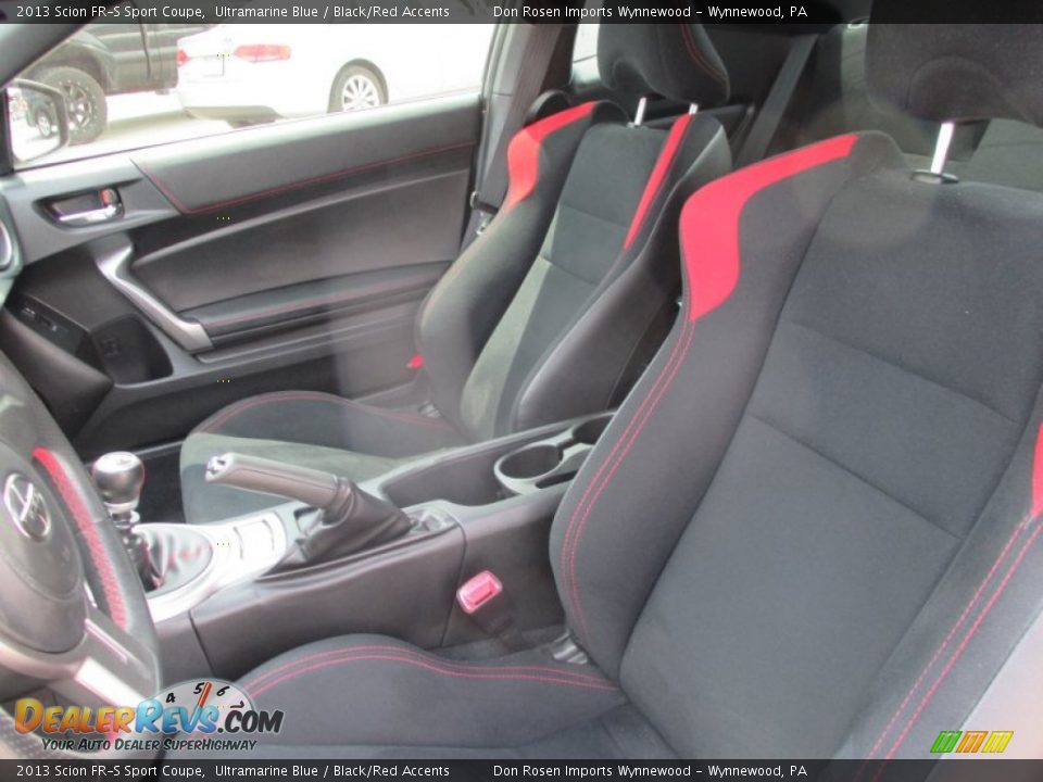 2013 Scion FR-S Sport Coupe Ultramarine Blue / Black/Red Accents Photo #4