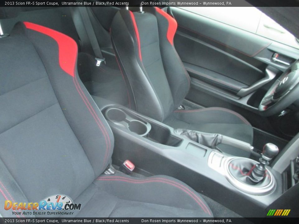 2013 Scion FR-S Sport Coupe Ultramarine Blue / Black/Red Accents Photo #6
