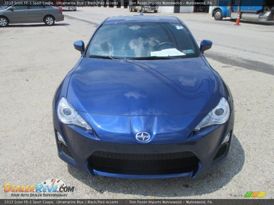 2013 Scion FR-S Sport Coupe Ultramarine Blue / Black/Red Accents Photo #11