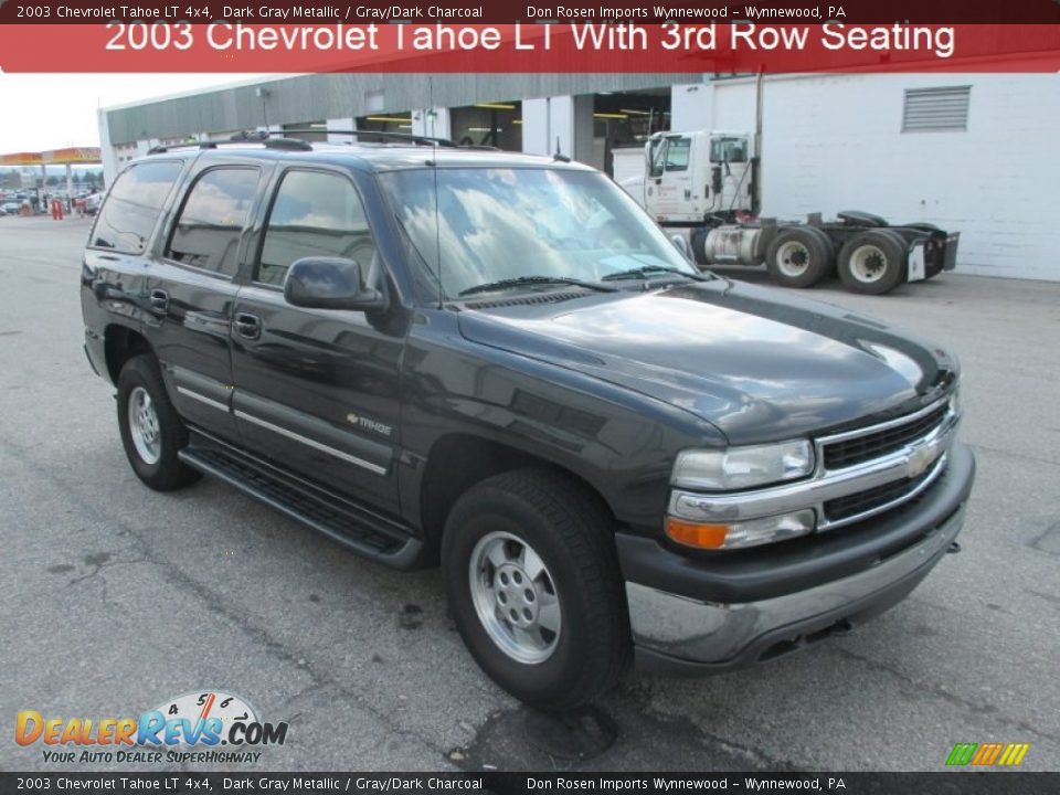 2003 Chevrolet Tahoe LT 4x4 Dark Gray Metallic / Gray/Dark Charcoal Photo #1