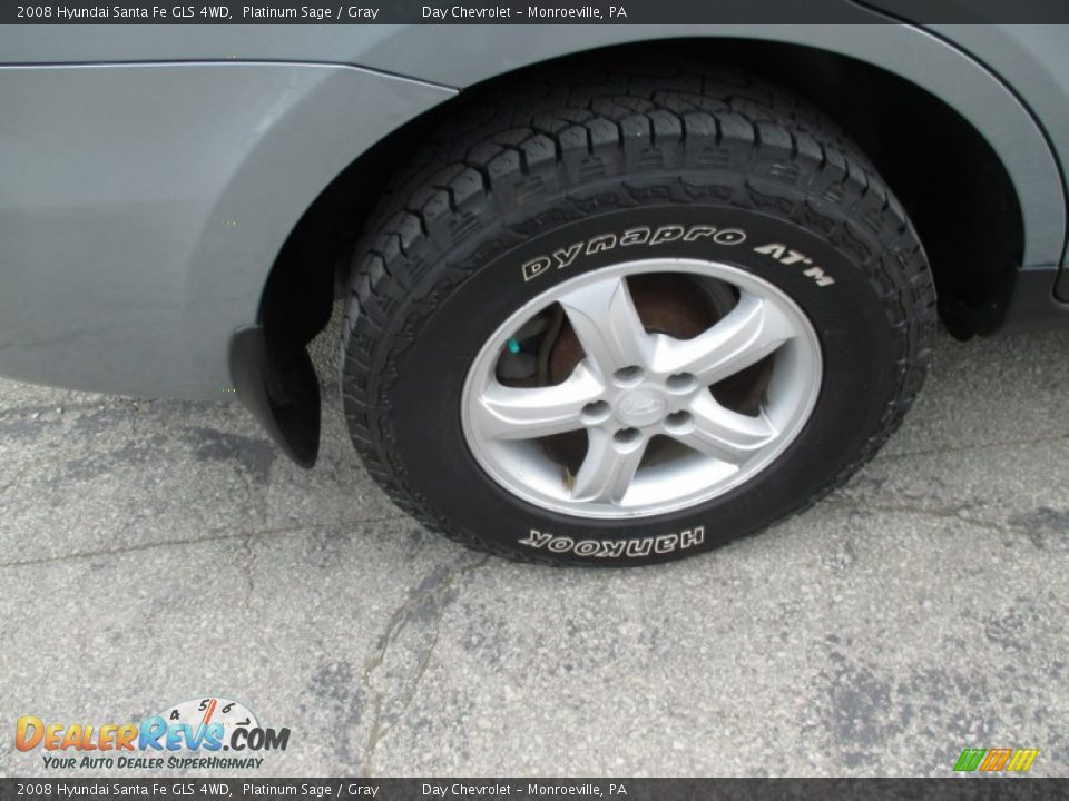 2008 Hyundai Santa Fe GLS 4WD Platinum Sage / Gray Photo #3