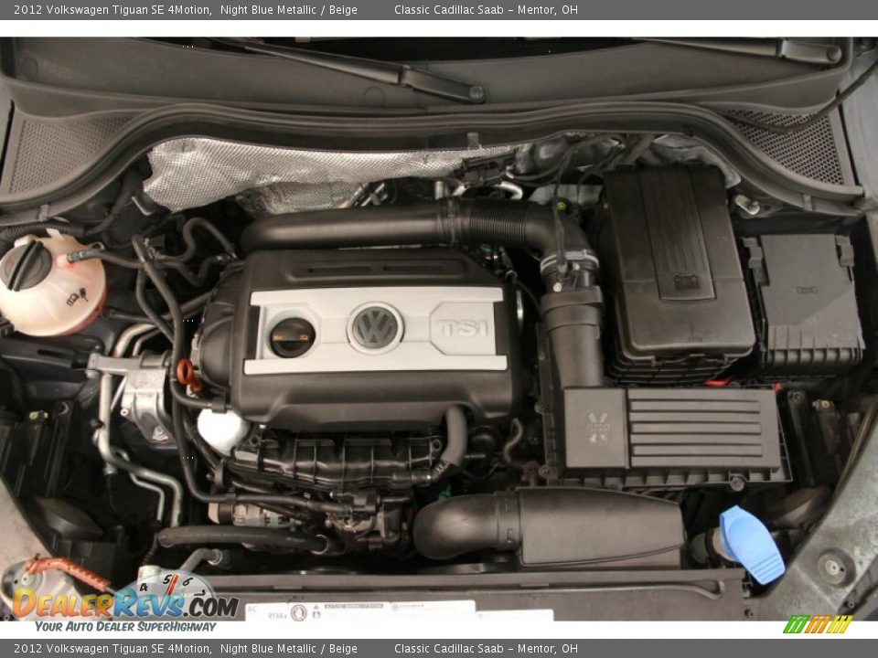 2012 Volkswagen Tiguan SE 4Motion 2.0 Liter FSI Turbocharged DOHC 16-Valve VVT 4 Cylinder Engine Photo #18
