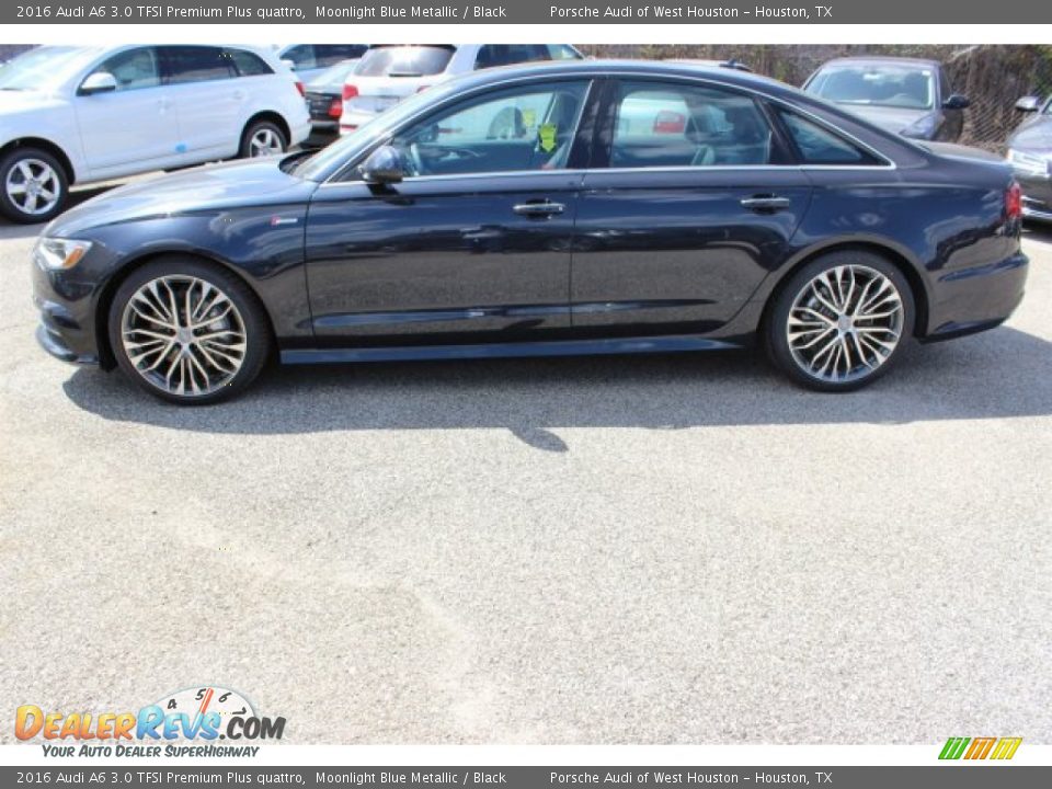 2016 Audi A6 3.0 TFSI Premium Plus quattro Moonlight Blue Metallic / Black Photo #5
