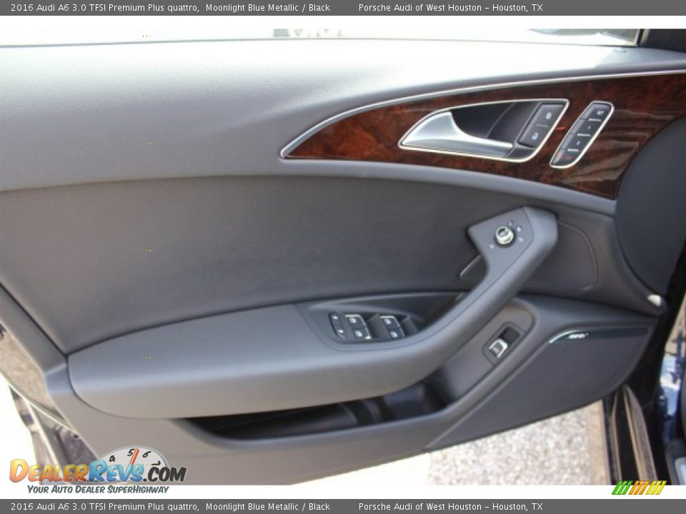 2016 Audi A6 3.0 TFSI Premium Plus quattro Moonlight Blue Metallic / Black Photo #10