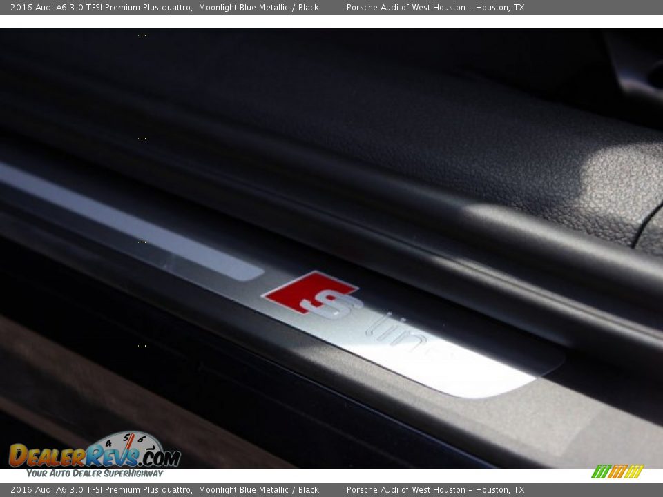 2016 Audi A6 3.0 TFSI Premium Plus quattro Moonlight Blue Metallic / Black Photo #14