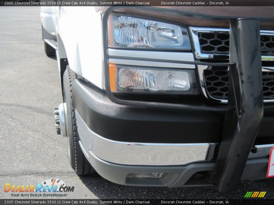 2005 Chevrolet Silverado 3500 LS Crew Cab 4x4 Dually Summit White / Dark Charcoal Photo #5