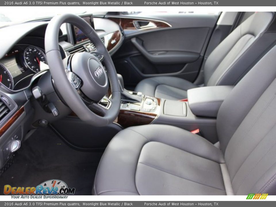 2016 Audi A6 3.0 TFSI Premium Plus quattro Moonlight Blue Metallic / Black Photo #17