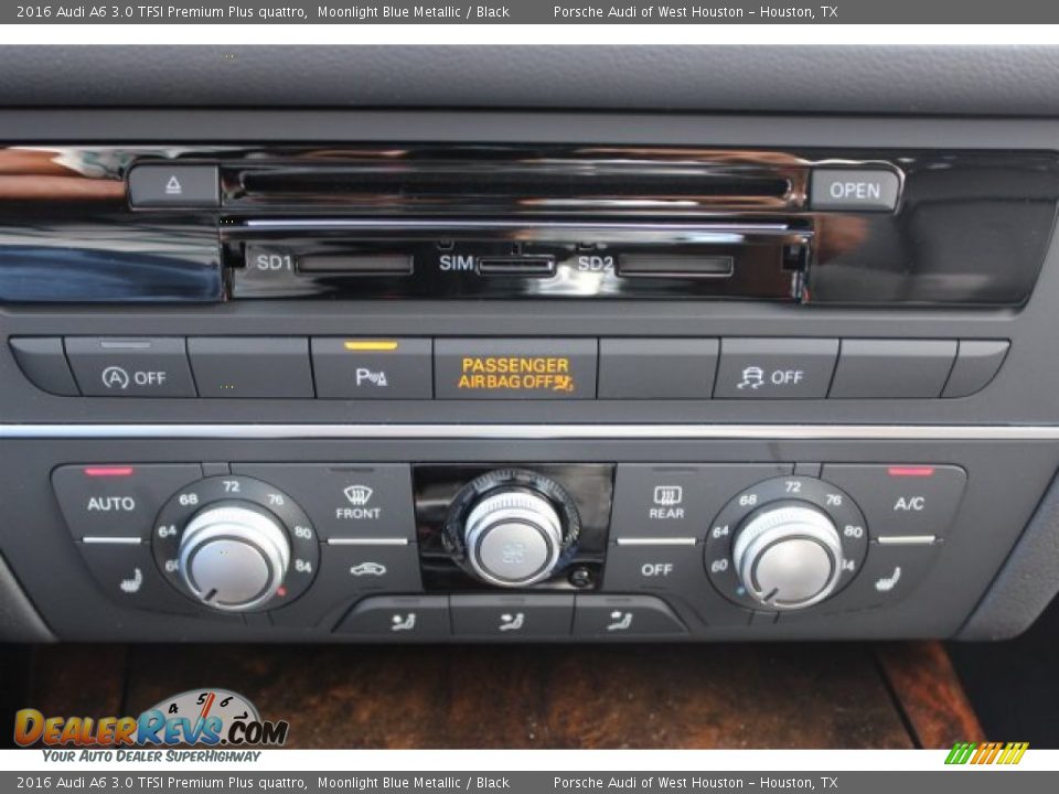 2016 Audi A6 3.0 TFSI Premium Plus quattro Moonlight Blue Metallic / Black Photo #20