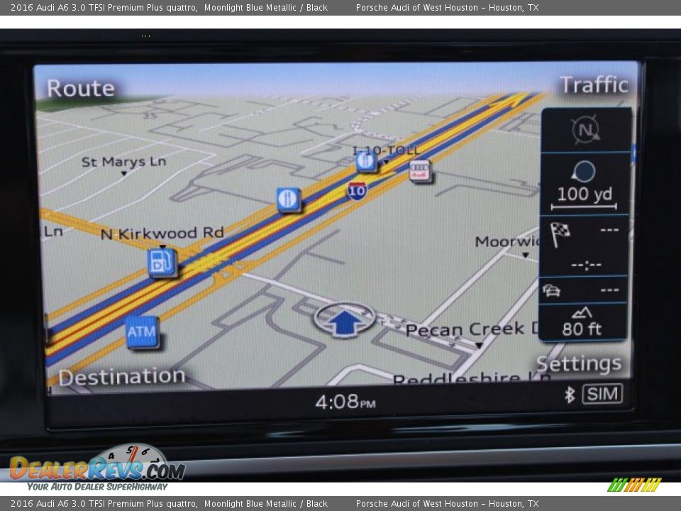 2016 Audi A6 3.0 TFSI Premium Plus quattro Moonlight Blue Metallic / Black Photo #23