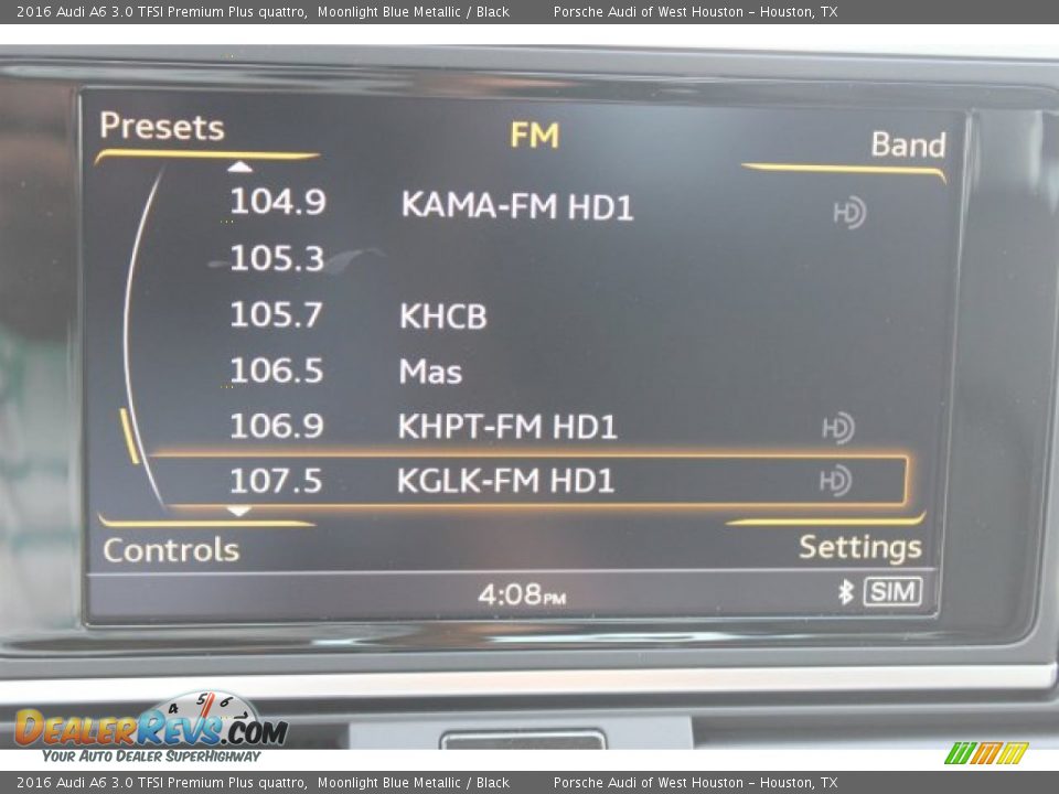 2016 Audi A6 3.0 TFSI Premium Plus quattro Moonlight Blue Metallic / Black Photo #25