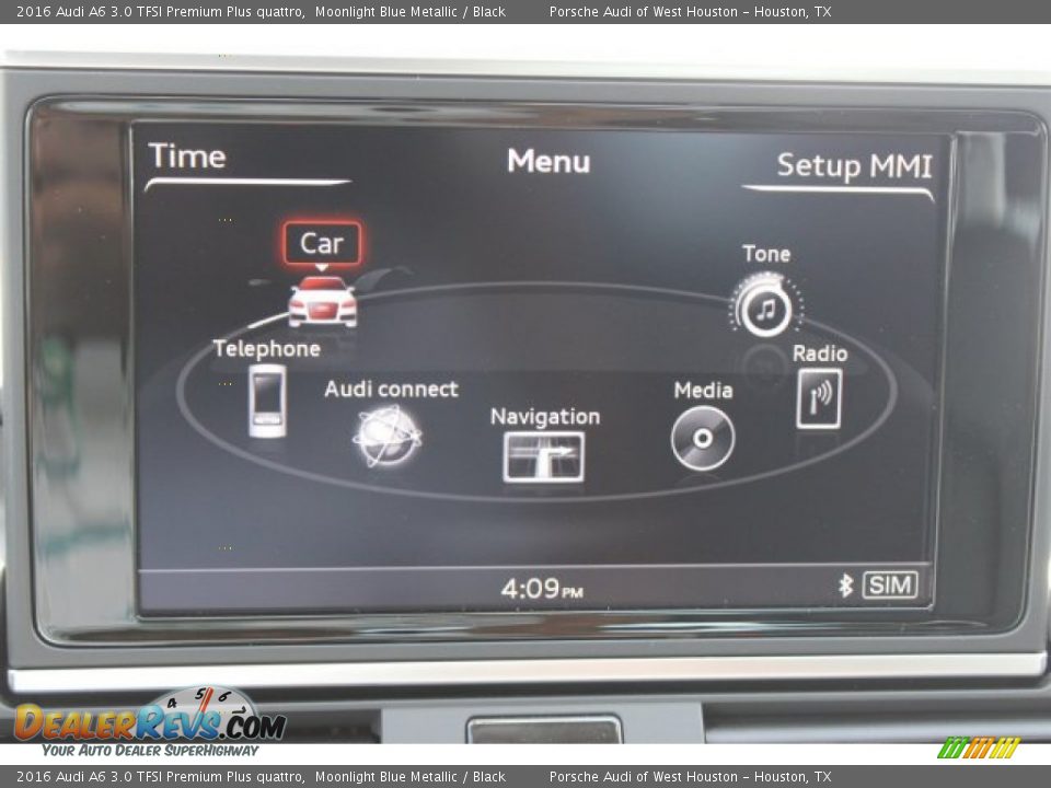 2016 Audi A6 3.0 TFSI Premium Plus quattro Moonlight Blue Metallic / Black Photo #28