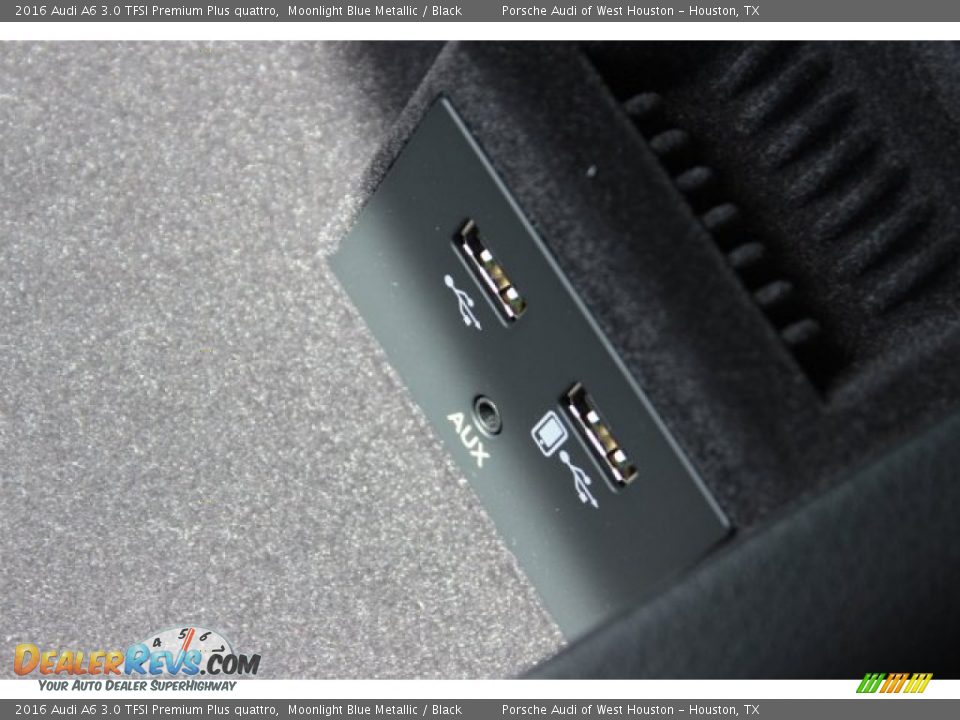 2016 Audi A6 3.0 TFSI Premium Plus quattro Moonlight Blue Metallic / Black Photo #31