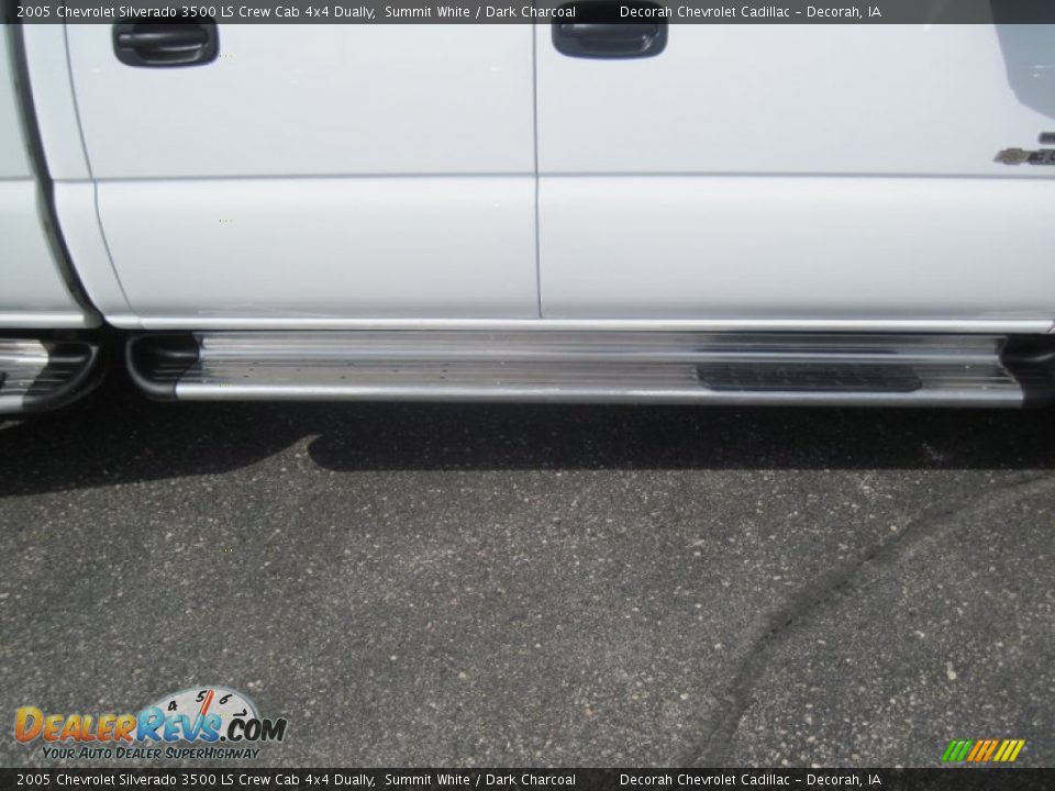 2005 Chevrolet Silverado 3500 LS Crew Cab 4x4 Dually Summit White / Dark Charcoal Photo #9