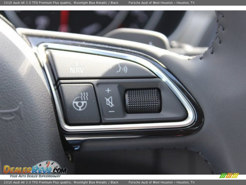 2016 Audi A6 3.0 TFSI Premium Plus quattro Moonlight Blue Metallic / Black Photo #33