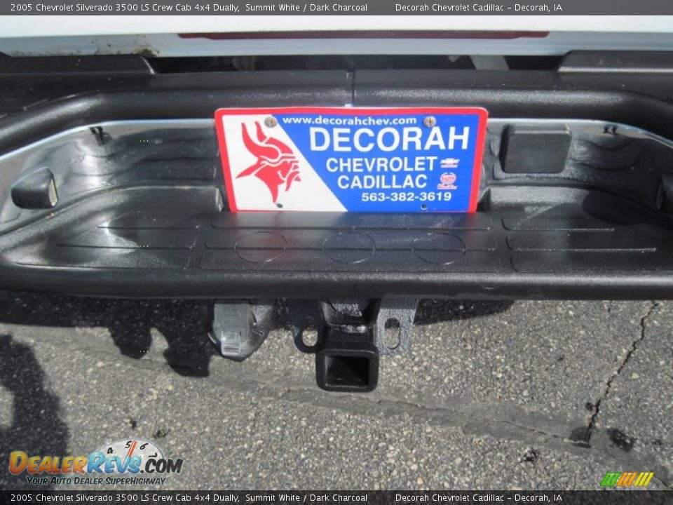 2005 Chevrolet Silverado 3500 LS Crew Cab 4x4 Dually Summit White / Dark Charcoal Photo #17