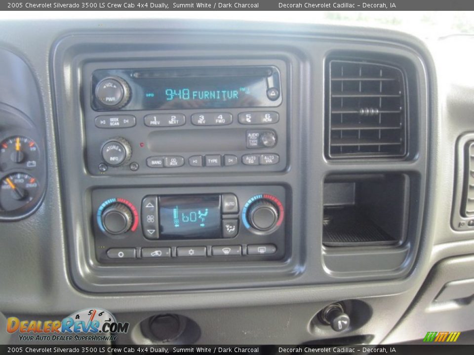 2005 Chevrolet Silverado 3500 LS Crew Cab 4x4 Dually Summit White / Dark Charcoal Photo #35