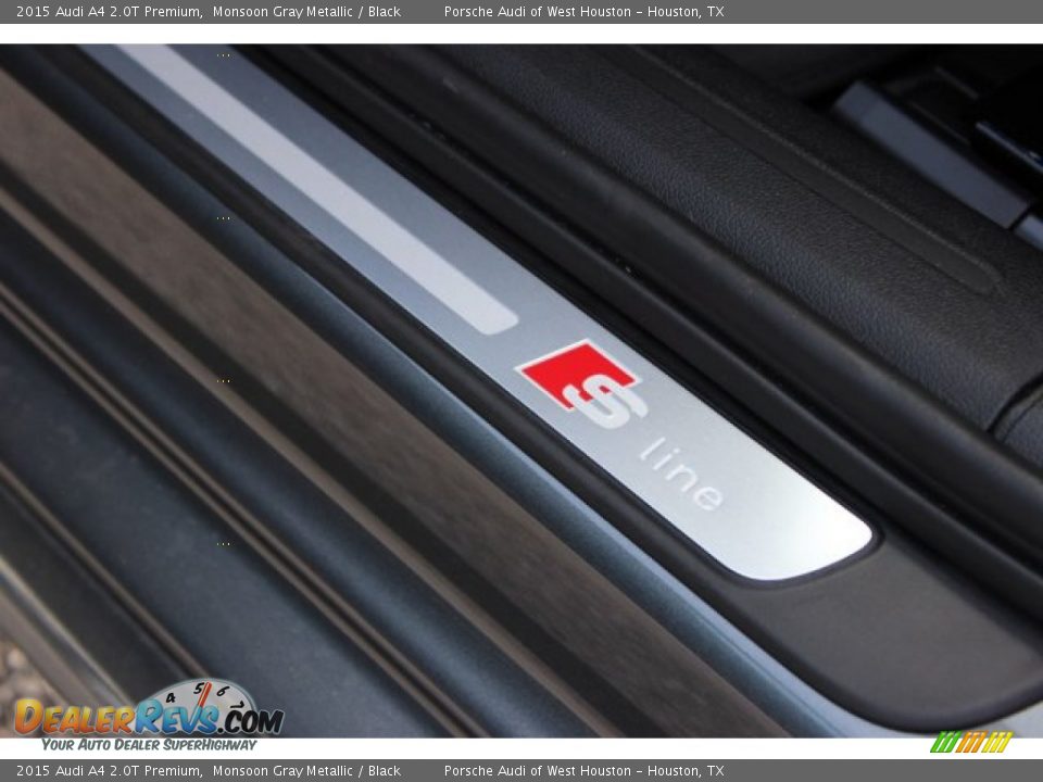 2015 Audi A4 2.0T Premium Monsoon Gray Metallic / Black Photo #9