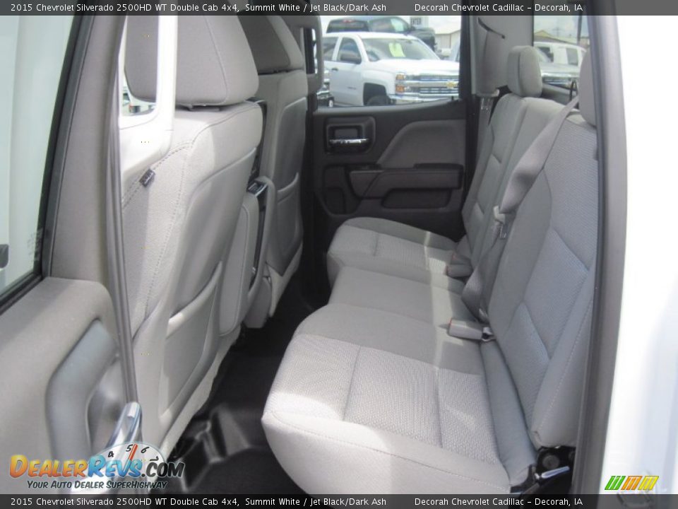 2015 Chevrolet Silverado 2500HD WT Double Cab 4x4 Summit White / Jet Black/Dark Ash Photo #23
