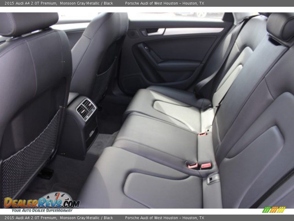 2015 Audi A4 2.0T Premium Monsoon Gray Metallic / Black Photo #26