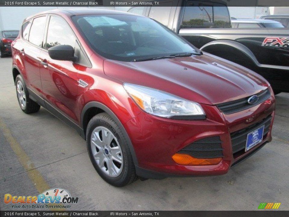 2016 Ford Escape S Sunset Metallic / Charcoal Black Photo #1