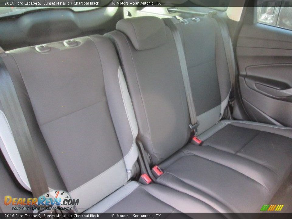 Rear Seat of 2016 Ford Escape S Photo #12