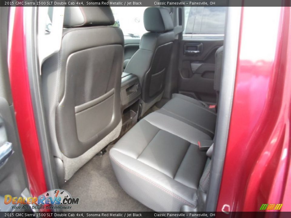 2015 GMC Sierra 1500 SLT Double Cab 4x4 Sonoma Red Metallic / Jet Black Photo #5