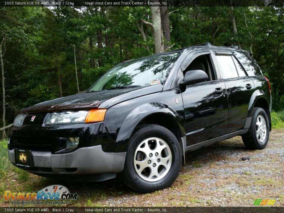2003 Saturn VUE V6 AWD Black / Gray Photo #1