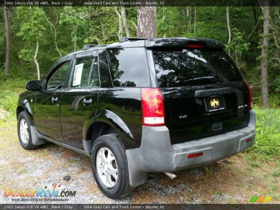 2003 Saturn VUE V6 AWD Black / Gray Photo #4