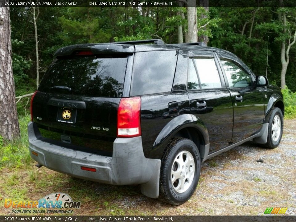 2003 Saturn VUE V6 AWD Black / Gray Photo #6