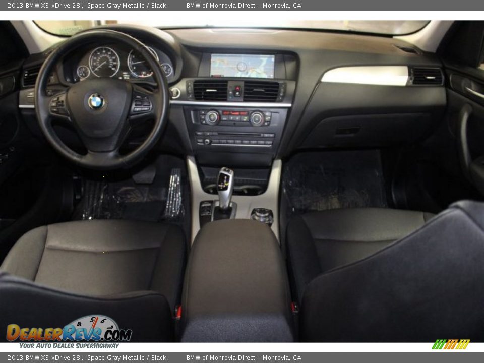 2013 BMW X3 xDrive 28i Space Gray Metallic / Black Photo #11
