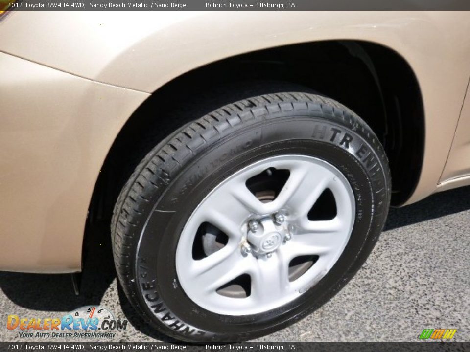2012 Toyota RAV4 I4 4WD Sandy Beach Metallic / Sand Beige Photo #8